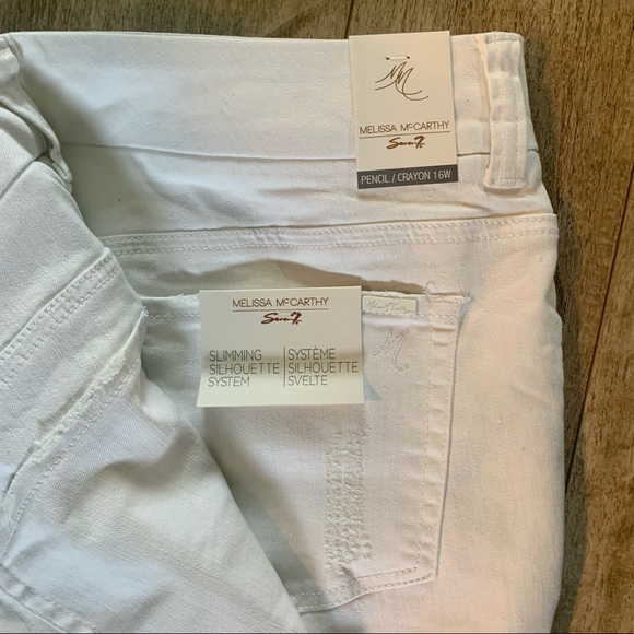 Seven7 Jeans by Melissa McCarthy Ripped Pencil Cut - Picture 4 of 8